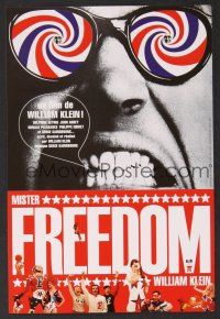 9m833 MR. FREEDOM Japanese 7.25x10.25 '80s American hero John Abbey & sexy Delphine Seyrig!