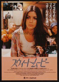 9m945 SWEET MOVIE Japanese 7.25x10.25 R88 Dusan Makavejev, Carole Laure, socio-erotic comedy!