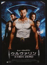 9m993 X-MEN ORIGINS: WOLVERINE Japanese 7.25x10.25 '09 Hugh Jackman, Marvel Comics super heroes!