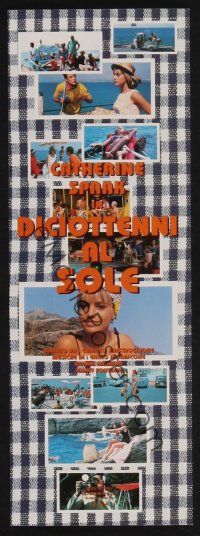 9m527 EIGHTEEN IN THE SUN Japanese 4x10 R00s Catherine Spaak, Lisa Gastoni, bikinis & girls!