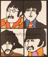 9m018 YELLOW SUBMARINE 4 letterhead and envelopes '68 art of Beatles John, Paul, Ringo & George!