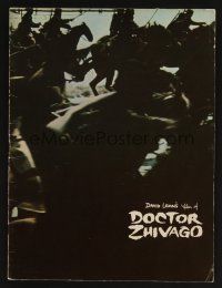 9m070 DOCTOR ZHIVAGO program '65 Omar Sharif, Julie Christie, David Lean English epic!