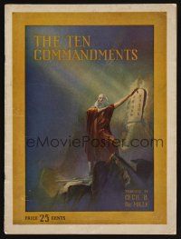 9m112 TEN COMMANDMENTS program '23 Cecil B. DeMille epic, really cool artwork!