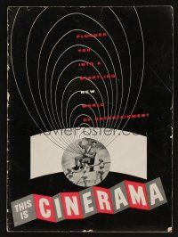9m114 THIS IS CINERAMA program '54 plunges you into a startling new world of entertainment!