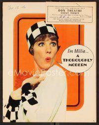 9m115 THOROUGHLY MODERN MILLIE program '67 great images of Julie Andrews, Mary Tyler Moore!