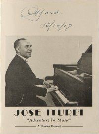 9m210 ADVENTURE IN MUSIC herald '44 close-up of famed conductor & pianist Jose Iturbi!