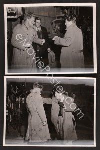 9p848 DANCE HALL 2 8x10 stills '50 great images of Eric Boon & Donald Houston fighting!