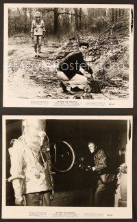 9p858 EARTH DIES SCREAMING 2 8x10 stills '64 Terence Fisher sci-fi, great images of wacky monster!