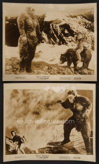 9p875 HALF HUMAN 2 8x10 stills '57 1400 pounds of frozen fury that moves like a man & likes women!