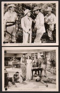 9p889 ISLAND OF DOOMED MEN 2 8x10 stills '40 Peter Lorre w/gun, pretty Rochelle Hudson!