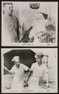 9p906 MAGIC CHRISTMAS TREE 2 8x10 stills '64 Chris Kroesen, Valerie Hobbs, creepy Santa image!