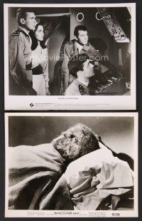 9p918 MUTINY IN OUTER SPACE 2 8x10 stills '64 & R67 William Leslie, Dolores Faith!
