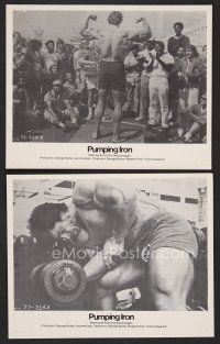 9p937 PUMPING IRON 2 8x10 stills '77 images of young bodybuilder Arnold Schwarzenegger!
