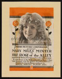 9p126 ROSE OF THE ALLEY magazine ad '16 cool image of Mary Miles Minter, early silent!