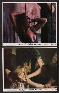 9p974 TEXAS CHAINSAW MASSACRE 2 8x10 mini LCs '74 Tobe Hooper cult classic slasher horror!