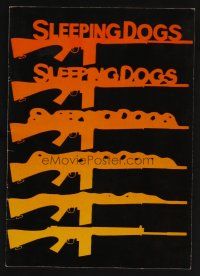 9p025 SLEEPING DOGS New Zealand program '77 1st Roger Donaldson, Sam Neill, Warren Oates!