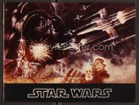 9p073 STAR WARS souvenir program book 1977 George Lucas classic, Jung art!