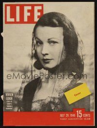 9p151 CAESAR & CLEOPATRA promo brochure '46 sexy Egyptian Vivien Leigh on LIFE cover!