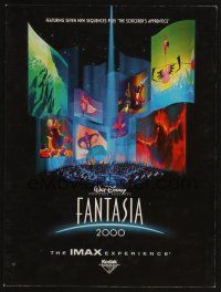 9p175 FANTASIA 2000 IMAX promo brochure '99 Walt Disney cartoon set to classical music!