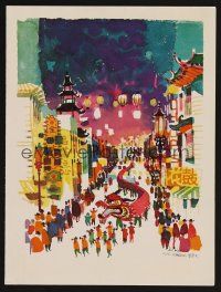 9p179 FLOWER DRUM SONG promo brochure '62 great Kingman art of Nancy Kwan, Rodgers & Hammerstein!