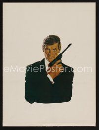 9p211 MOONRAKER promo brochure '79 art of Roger Moore as James Bond!