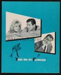 9p235 SEND ME NO FLOWERS promo brochure '64 Rock Hudson, pretty Doris Day & Tony Randall!