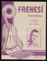 9p324 FRENESI sheet music '39 Alberto Dominguez, It's Tommy Tucker Time!