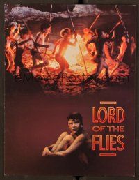9p090 LORD OF THE FLIES trade ad '90 Balthazar Getty in William Golding's classic novel!