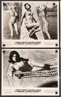 9p612 COMMON LAW CABIN 6 8x10 stills '67 Russ Meyer, How Much Loving Does a Normal Couple Need!
