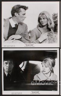9p666 DARLING 4 8x10 stills '65 great images of sexy Julie Christie, Dirk Bogarde!