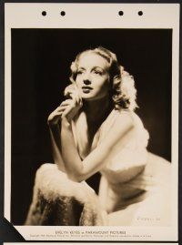 9p861 EVELYN KEYES 2 8x11 key book stills '39 great moody portraits of the sexy starlet!