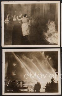 9p628 FIRE BRIGADE 5 8x10 stills '26 May McAvoy is rescued by Irish/American fireman Charles Ray!