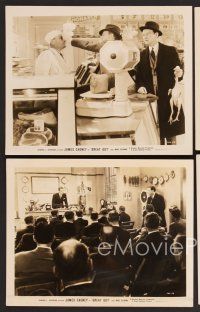 9p683 GREAT GUY 4 8x10 stills '36 great images of James Cagney at meat counter!