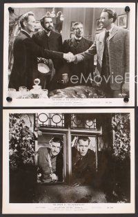 9p778 HOUND OF THE BASKERVILLES 3 8x10 stills '59 Peter Cushing & Christopher Lee!