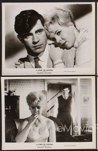 9p695 KIND OF LOVING 4 8x10 stills '62 John Schlesinger, Alan Bates, June Ritchie!