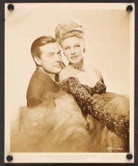 9p897 LADY IN THE DARK 2 8x10 stills '44 great image of sexy Ginger Rogers in dress w/Ray Milland!