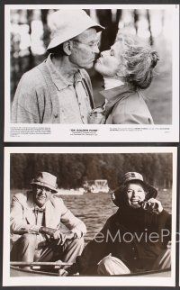 9p714 ON GOLDEN POND 4 8x10 stills '81 cool images of Katharine Hepburn & Henry Fonda!