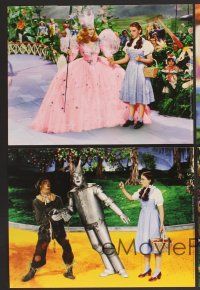 9p017 WIZARD OF OZ set of 5 9x12 color litho prints R98 Victor Fleming, Judy Garland all-time classic!