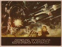 9p071 STAR WARS souvenir program book 1977 George Lucas classic, Jung art!