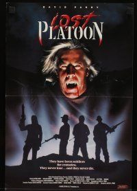 9p015 LOST PLATOON video calendar '91 vampire soldiers, undead Vietnam War thriller!