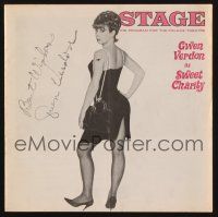 9r091 GWEN VERDON signed Stage magazine '66 when she played the lead in Sweet Charity!