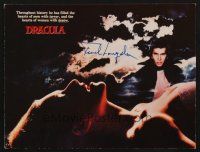 9r086 FRANK LANGELLA signed trade ad '79 great images of him as the vampire Dracula!