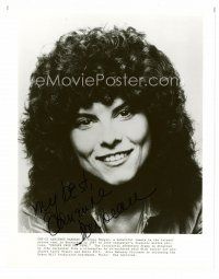 9r136 ADRIENNE BARBEAU signed 8x10 still '81 head & shoulders portrait from Escape from New York!