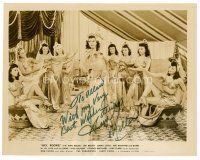 9r138 ANN MILLER signed 8x10 still '43 as sexy dancing harem girl from Hey Rookie!