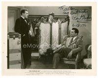 9r203 KENT TAYLOR signed 8x10 still '47 with Dennis Hoey & Doris Dowling from The Crimson Key!