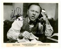 9r218 MICKEY ROONEY signed 8x10 still '61 close up on phone from King of the Roaring '20s!