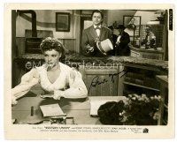 9r236 ROBERT YOUNG signed 8x10 still '41 eyeing pretty Virginia Gilmore in Western Union!