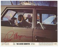 9r239 RUSS MEYER signed color 8x10 still '71 The Seven Minutes, his only mainstream movie!