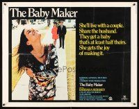 9s376 BABY MAKER 1/2sh '70 directed by James Bridges, surrogate mom Barbara Hershey!