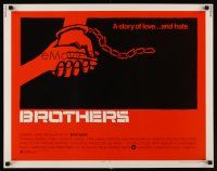 9s412 BROTHERS 1/2sh '77 Bernie Casey, Vonetta McGee, love story that shocked the nation!